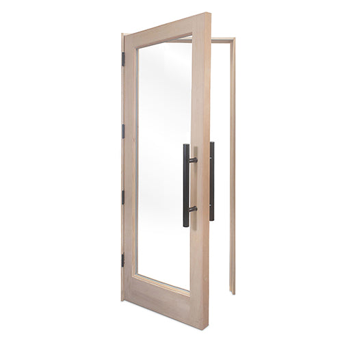 PROSAUNAS Solid Wood ADA Sauna Door with Insulated Glass, 36" x 80"