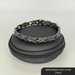 Therasage Bio Bands Metal stainless steel bracelet, Metal Black Criss-Cross (Thin)