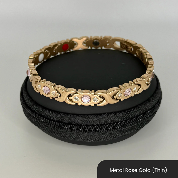 Therasage Bio Bands Metal stainless steel bracelet, Metal Rose Gold (Thin)