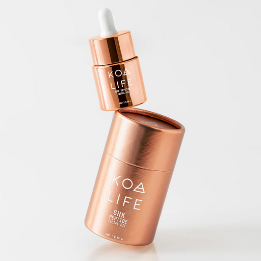 KOA LIFE GHK Peptide Facial Oil 15 ml bottle