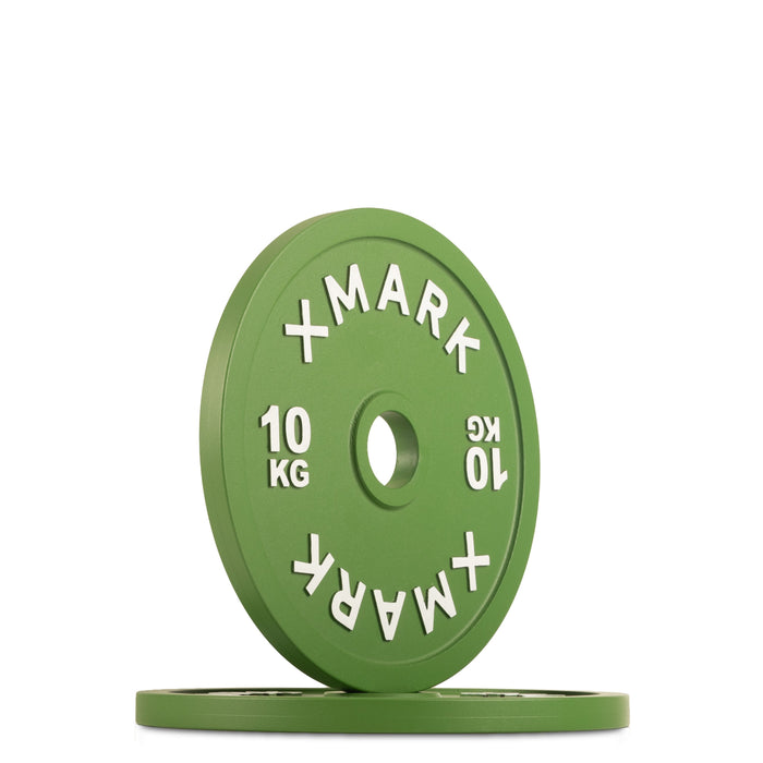 XMARK Powerlifting Calibrated Steel Plates (kg) — weight load capacity