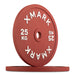 XMARK Powerlifting Calibrated Steel Plates (kg) — front view