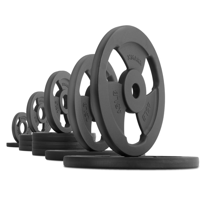 XMARK Iron Horse Premium Cast Iron Olympic Weight Plate Pairs and Sets — additional view 9