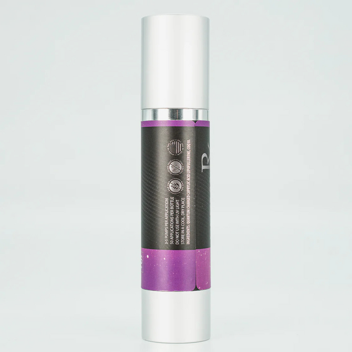 Derma RX lipofullerene topical serum pump bottle, view 3 of 5