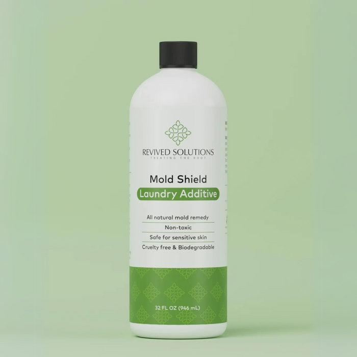 Mold Shield laundry additive bottle