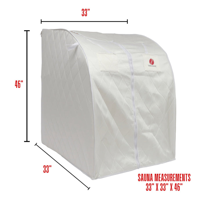 Therasage Thera360 PLUS Personal Sauna (White) TH360P-WHT — interior lighting