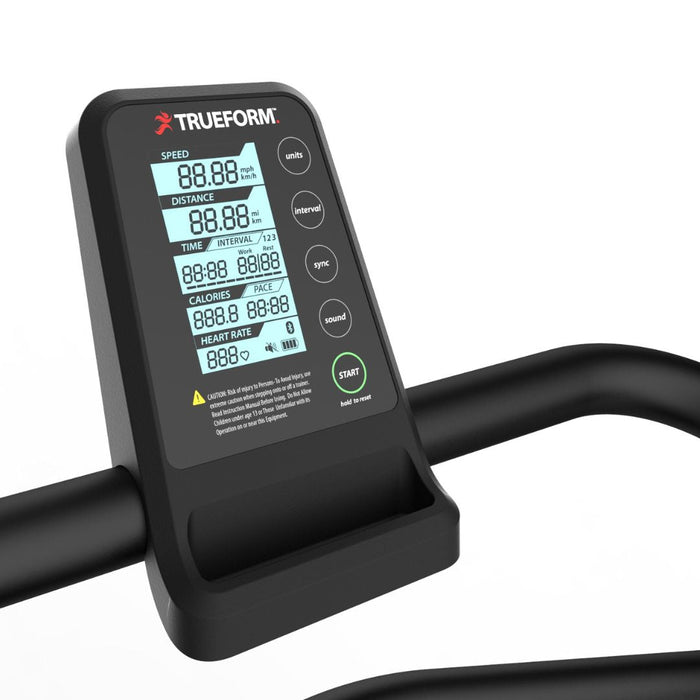 TrueForm Runner ALL NEW - TRUEFORM.TRAINER™ Curved Treadmill — handles and grip