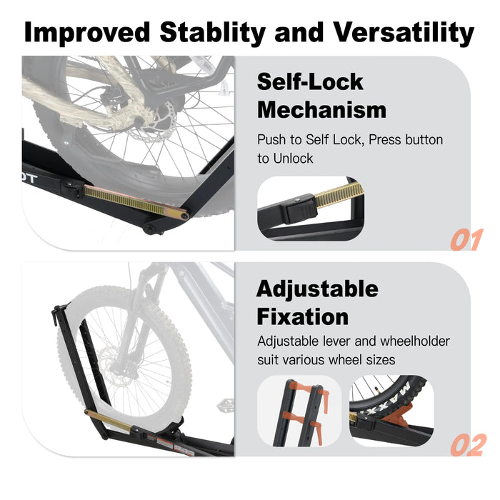 CRAVOT MagRack X1 MAX Foldable Hitch Bike Rack