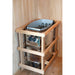 SunRay Aston 1-Person Indoor Traditional Sauna HL100TN — interior bench layout