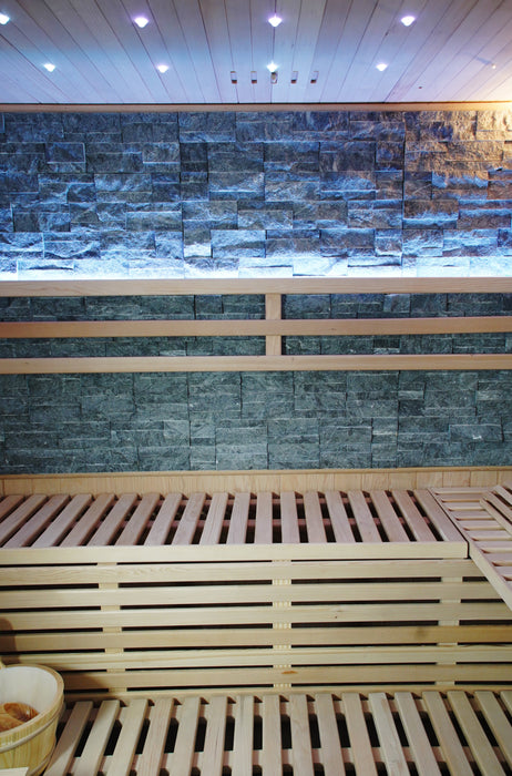 SunRay Galaxie 4-Person Indoor Luxury Traditional Sauna with 6kW Harvia Heater 400LX - image 9