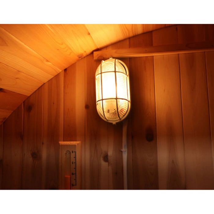 Sunray Galley 4-Person Traditional Barrel Sauna Galley 400SH