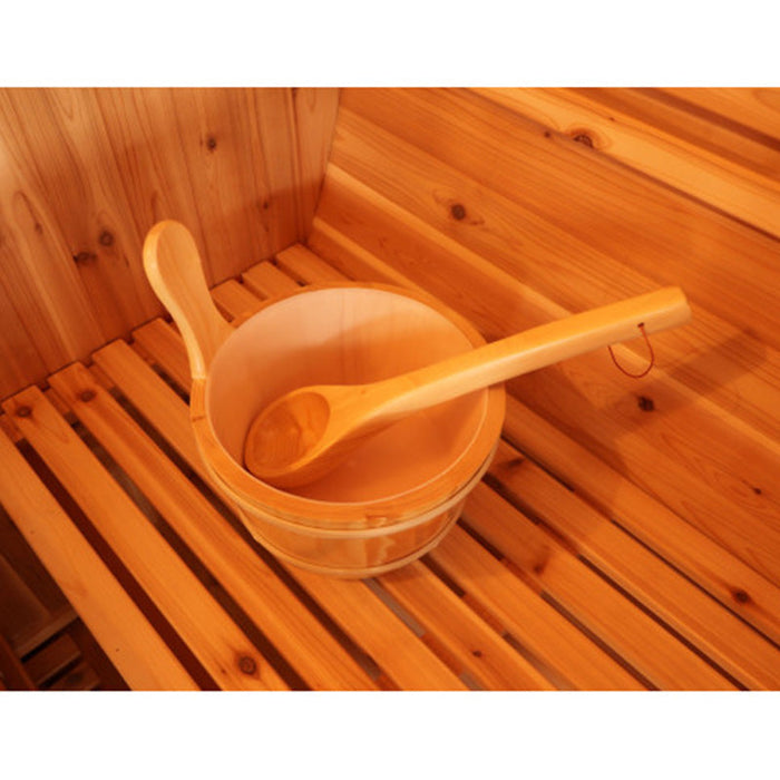 Sunray Galley 4-Person Traditional Barrel Sauna Galley 400SH