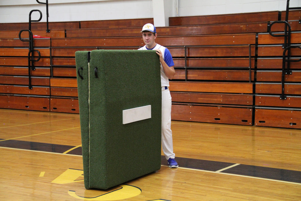 Trigon Sports Proper Pitch Fold-n-Roll High School / Collegiate Mound - Green