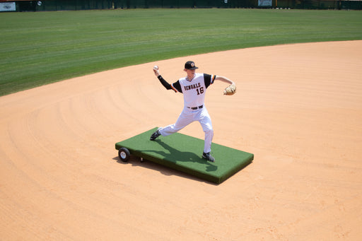 Trigon Sports Proper Pitch Batting Practice Pitching Platform - Green