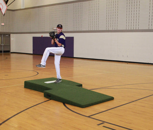 Trigon Sports Proper Pitch Collegiate 2-Piece Indoor Mound - Green