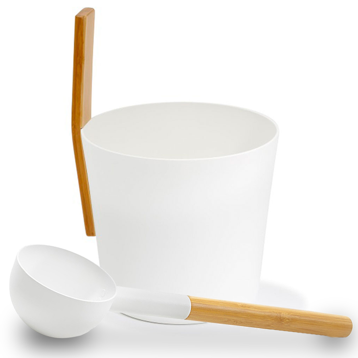 KOLO Sauna Set 3 Sauna Bucket with Straight Handle and Ladle - image 5