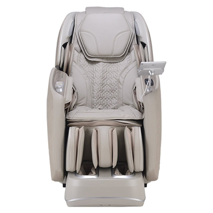 Osaki 4D + 3D Manhattan Duo – SL headrest and shoulder air-compression detail