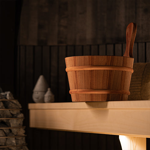 PROSAUNAS Wood Sauna Bucket Lined Wood Sauna Bucket, 4-Liter - image 19