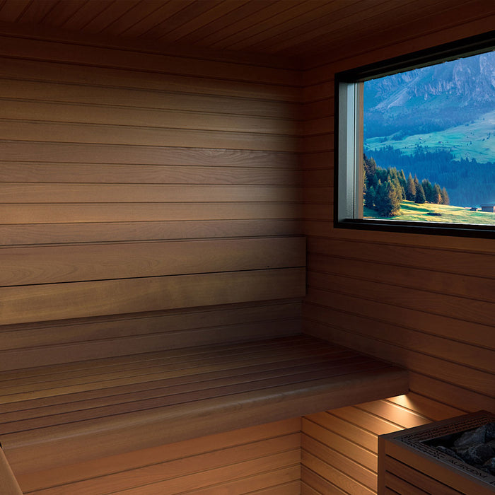 Auroom Garda Outdoor Sauna Cabin Outdoor Modular - GAR-TPINE-90X90R - image 4