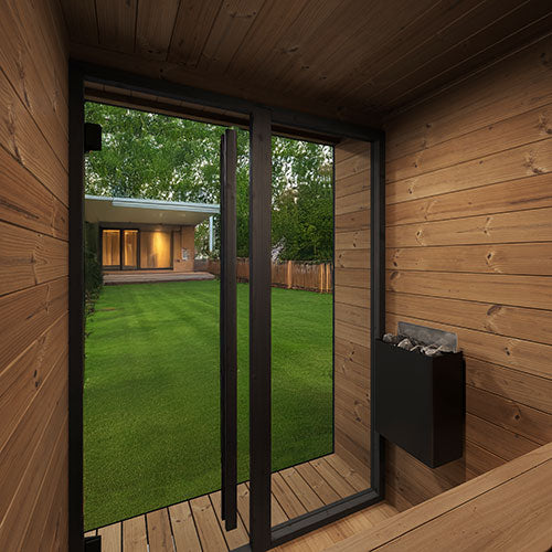 SaunaLife Model GL4B Garden Luxury Series Outdoor Home Sauna Kit, DIY - image 6