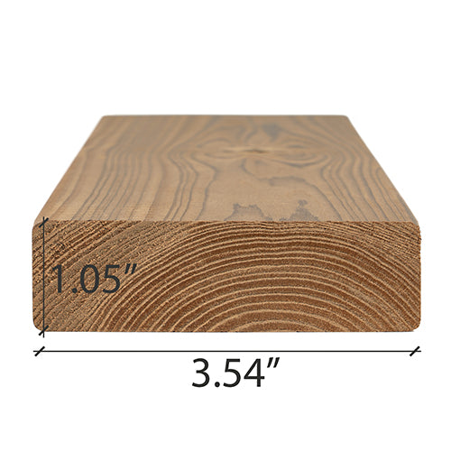 PROSAUNAS Thermo-Spruce 2x4 (26mm x 90mm) S4SEE SHP Sauna Wood - image 2