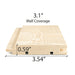 PROSAUNAS Spruce 1x4 T&G STS4 Sauna Wood, Tongue & Groove - image 2