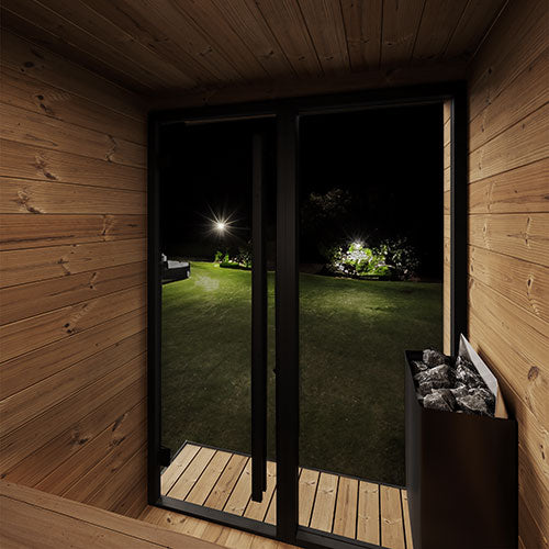 SaunaLife Model GL4B Garden Luxury Series Outdoor Home Sauna Kit, DIY - image 8