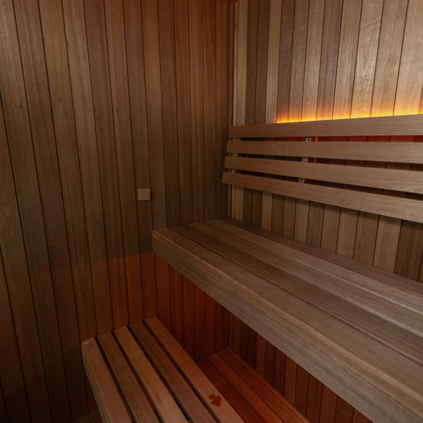 Element sauna interior lighting