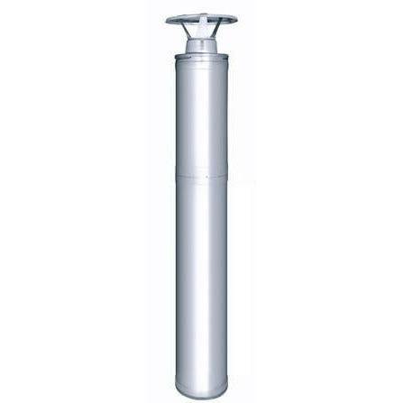Finnish Sauna Builders Harvia Steel Chimney 1500 - Finnish Sauna Builders — exterior view