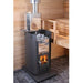 Finnish Sauna Builders Harvia Water Heater - Finnish Sauna Builders — interior bench layout