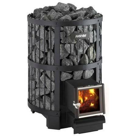 Finnish Sauna Builders Harvia Legend 240 SL Wood Burning Sauna Stove - Finnish Sauna Builders — exterior view