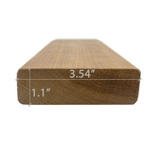 PROSAUNAS Thermo-Aspen 2x4 (28mm x 90mm) S4SEE SHP Sauna Wood - image 8