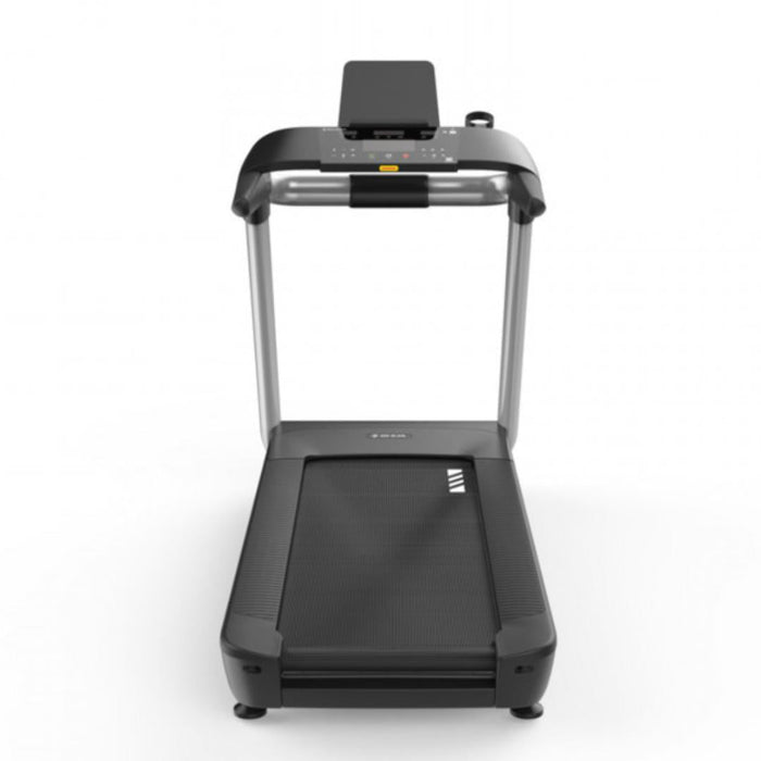 Muscle D Fitness X6 Light Commercial Treadmill - LED Console - Cup Holder — flywheel detail