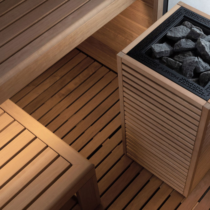 Auroom Garda Outdoor Sauna Cabin Outdoor Modular - GAR-TPINE-90X90R - image 6