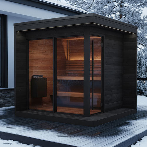SaunaLife Model GL6B Garden Luxury Series Outdoor Home Sauna Kit, DIY - image 3