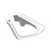 Kaabo USA Electric Scooter Left turn signal shade for King GT Pro — side profile