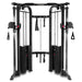 XMARK Functional Trainer Cable Machine with Dual 200 lb Weight Stacks — front view