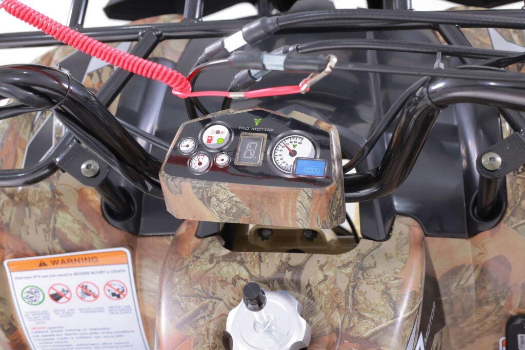 Tao Motor D125 Youth ATV, Mid Size 107cc, Automatic Trans with reverse, Electric Start, Coil Over Shocks, Front and Rear Brakes, Remote Kill, Speed Limiter