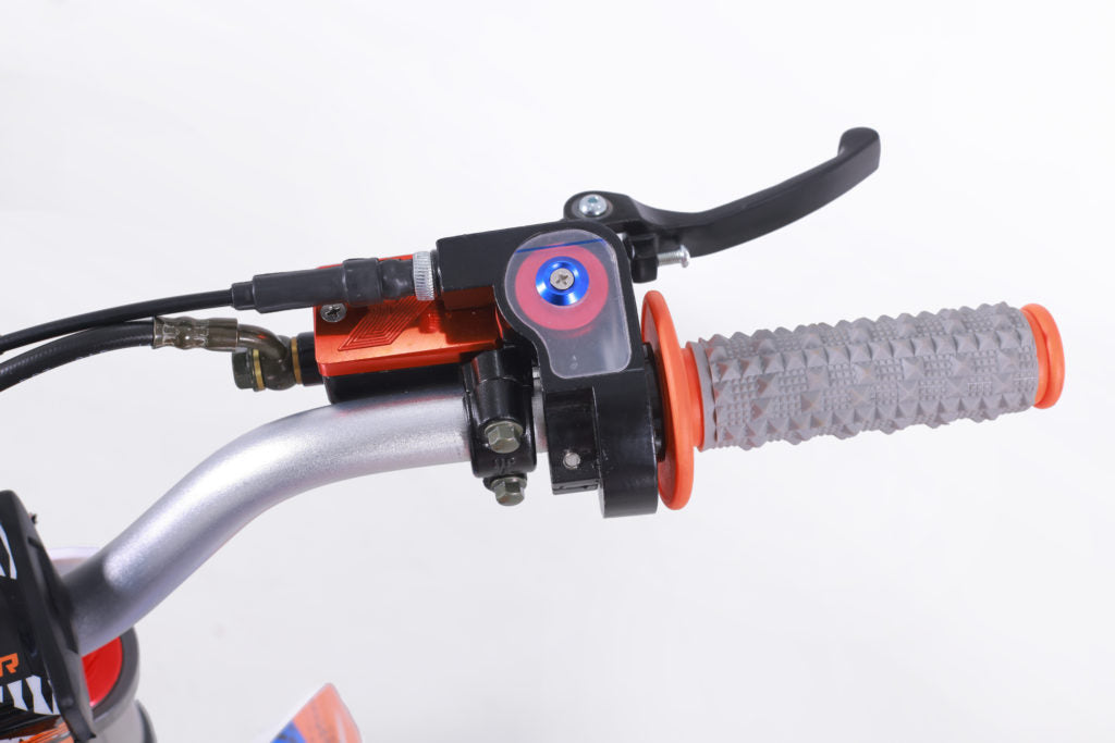 Tao Motor ULTRA-PRO DB27 Deluxe Dirt/Pit Bike, 4 speed manual trans, 35-inch Seat Height Kick Start, Manual Trans. CA Legal