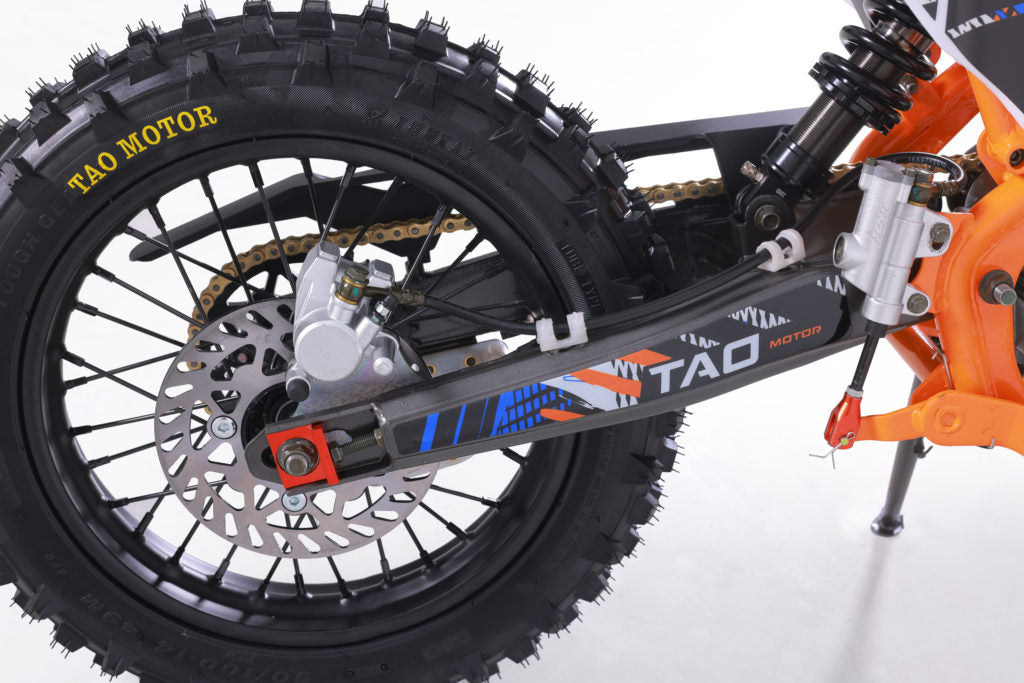 Tao Motor ULTRA-PRO DB27 Deluxe Dirt/Pit Bike, 4 speed manual trans, 35-inch Seat Height Kick Start, Manual Trans. CA Legal