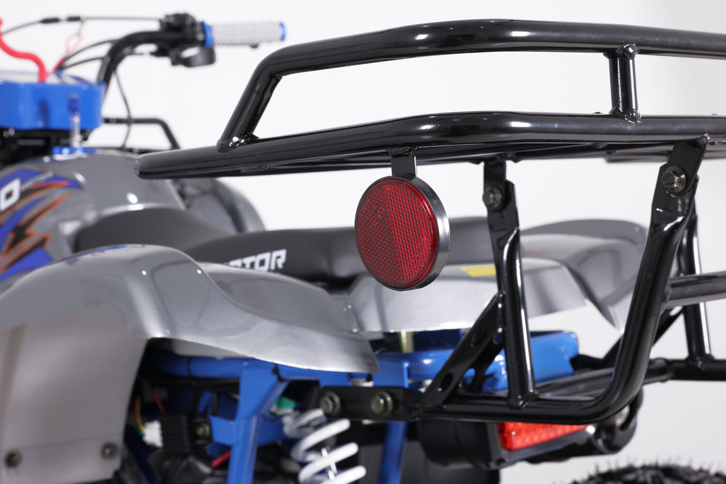 Tao Motor T Force Platinum DLX Chrome Rims, Adjustable Shocks, High Performance Ignition, Ignition Kill, Larger Frame, Speed Limiter, Automatic Transmission. Off road only. CA Legal