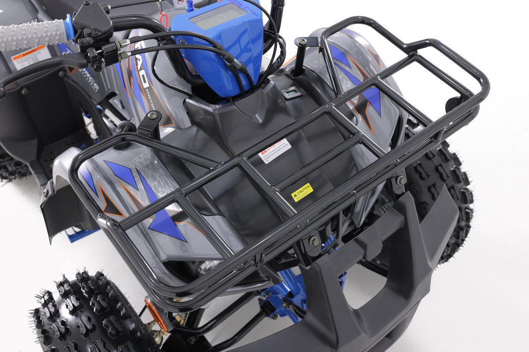 Tao Motor T Force Platinum DLX Chrome Rims, Adjustable Shocks, High Performance Ignition, Ignition Kill, Larger Frame, Speed Limiter, Automatic Transmission. Off road only. CA Legal