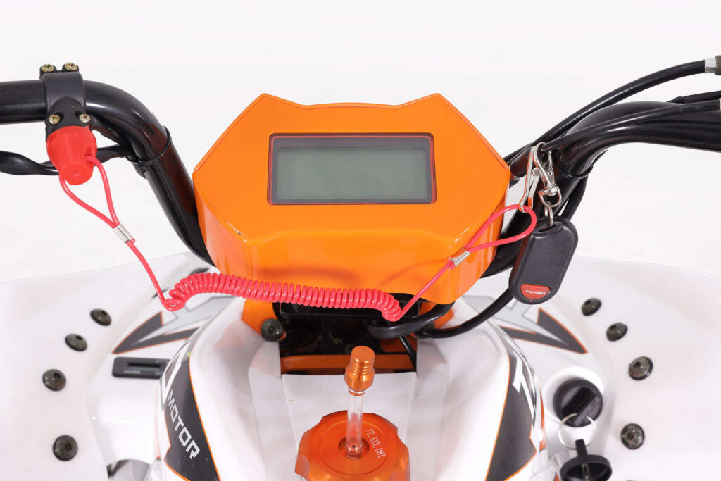 Tao Motor Cheetah Platinum, Youth ATV, 120cc, Chrome Rims, Automatic Trans with Reverse, Race Inspired Suspension, Chrome Rims, Powder Coated Color Matched Suspension