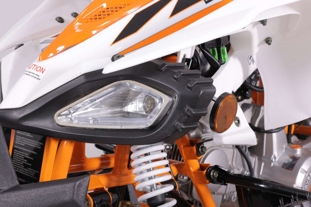 Tao Motor Cheetah Platinum, Youth ATV, 120cc, Chrome Rims, Automatic Trans with Reverse, Race Inspired Suspension, Chrome Rims, Powder Coated Color Matched Suspension
