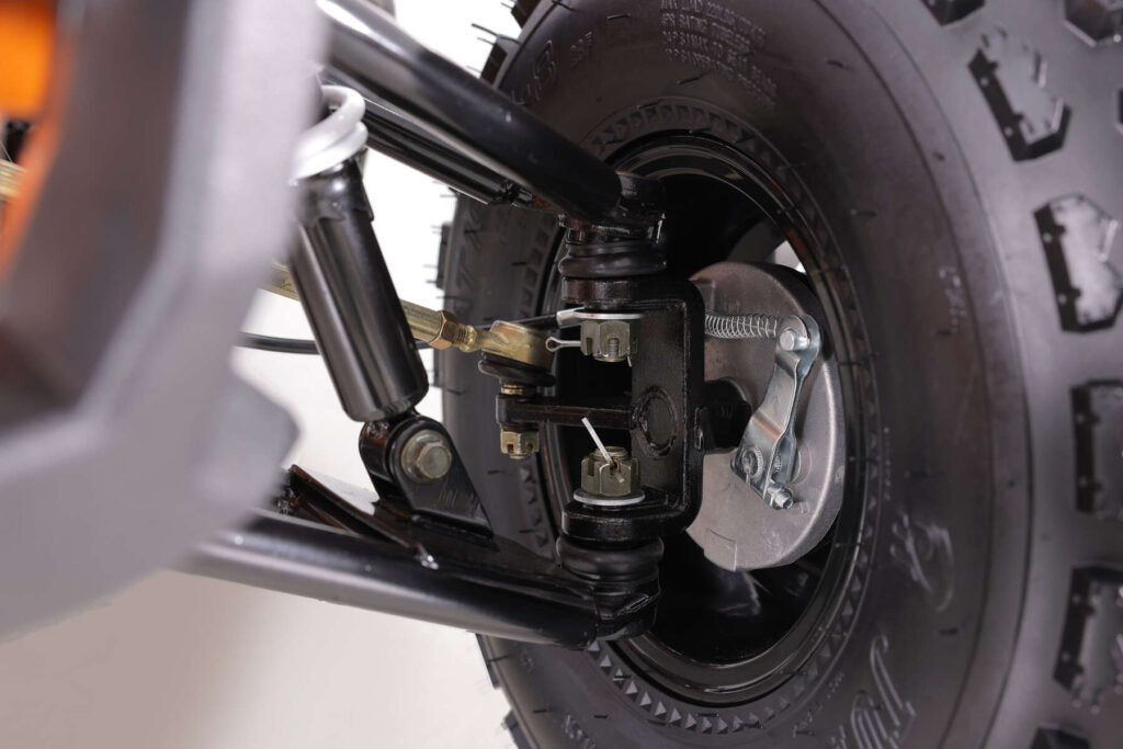 Tao Motor Cheetah Platinum, Youth ATV, 120cc, Chrome Rims, Automatic Trans with Reverse, Race Inspired Suspension, Chrome Rims, Powder Coated Color Matched Suspension