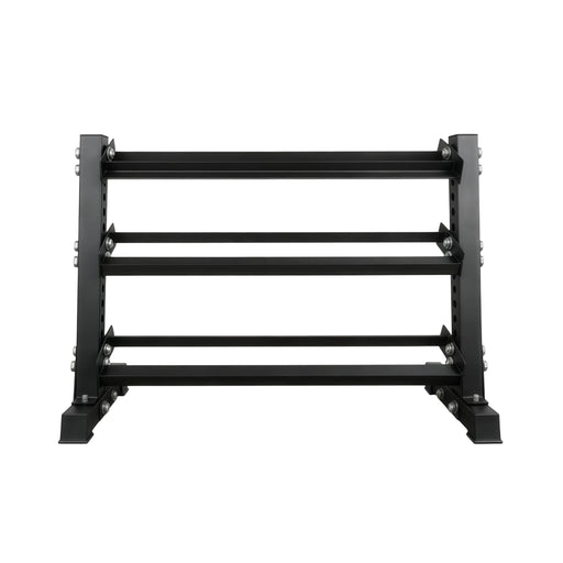 SKEISO JXS-030 dumbbell rack loaded with dumbbells