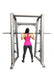 Muscle D Fitness Smith Machine(85", 93") - Muscle D Fitness - Commercial Grade Smith Machine Plate Stora... — full setup angle