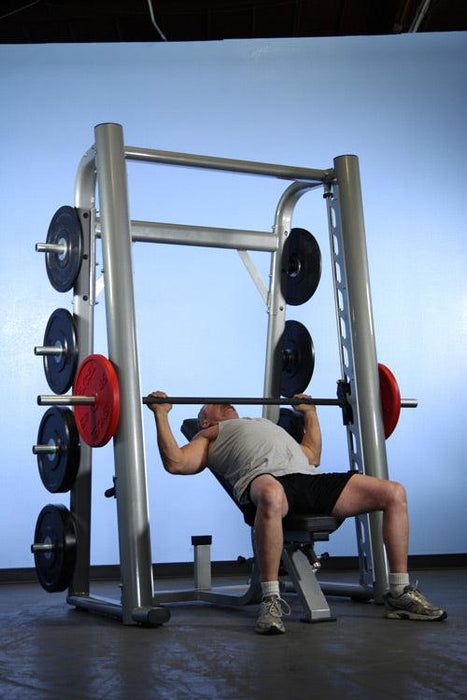 Muscle D Fitness Smith Machine(85", 93") - Muscle D Fitness - Commercial Grade Smith Machine Plate S... — adjustment mechanism