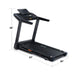 Muscle D Fitness Light Commercial Folding Treadmill - LED Display - Heart Rate Monitor - Safety Clip — additional view 10