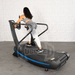 Muscle D Fitness Commercial Self Powered Curve Treadmill - Muscle D Fitness - Standalone — handles and grip